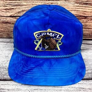 Vintage 1990s Joe Camel Smooth Character Cigarettes Snapback Hat